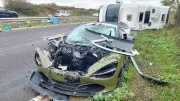 McLaren Driver Banned After Motorhome Crash Closes A12