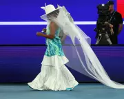 Naomi Osaka's Jellyfish Couture Stuns at Australian Open Victory