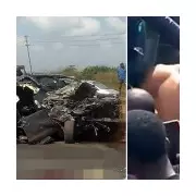 Police hunt truck driver after fatal crash involving Anthony Joshua kills two friends