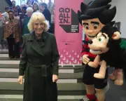 Queen Camilla Champions Audiobooks in Beano Comic with Dennis the Menace