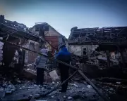 Russian Airstrikes Kill Two in Ukraine as Energy Grid Targeted