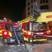 Six Firefighters Hospitalised After Two London Fire Engines Collide