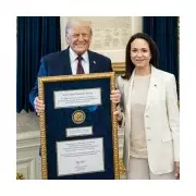 Trump Accepts Nobel Medal from Venezuelan Dissident in Controversial White House Gesture