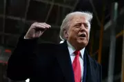 Trump Flashes Middle Finger at Heckler During Michigan Ford Plant Visit
