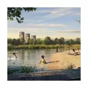Two Sandy Beaches Planned for East London in Bold Park Proposal