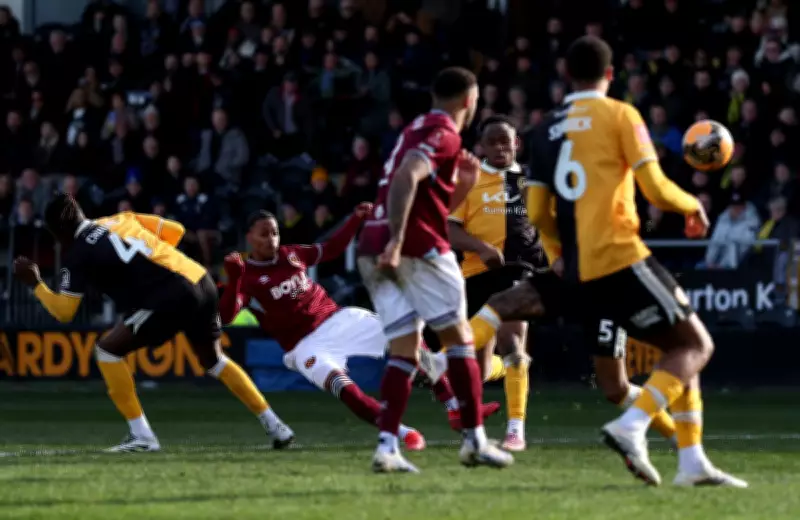 Summerville's Deflected Strike Saves 10-Man West Ham in FA Cup Thriller at Burton
