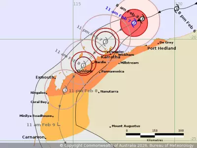 Cyclone Intensifies as North-West WA Towns Brace for Severe Winds and Flooding