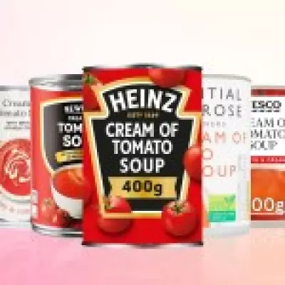 Dietitian Ranks Healthiest Tinned Tomato Soups from Heinz to Supermarket Brands