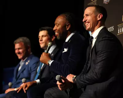 Drew Brees Enters Hall of Fame as Peyton Manning Skips Ceremony