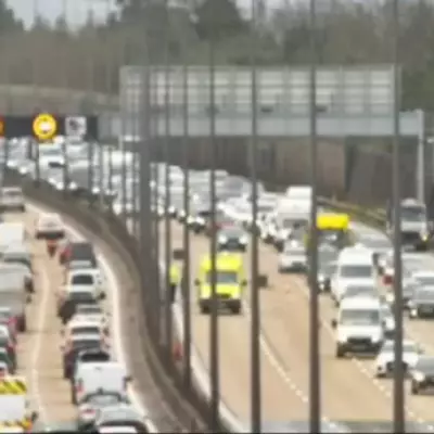 M25 Chaos: Two Serious Crashes Cause Two-Hour Delays on Surrey Stretch
