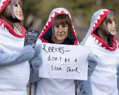 NUS Protests Student Loan Threshold Freeze, Labels Chancellor 'Loan Shark'