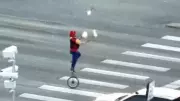Fire-Juggling Unicyclist Apprehended Performing on Colorado Pedestrian Crossing