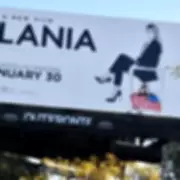Melania Trump Billboard Vandalised with Defecation Graffiti in LA