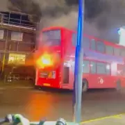 North West London Bus Inferno: Commuters Flee as Double-Decker Erupts in Flames