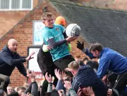 Royal Shrovetide Football: Centuries-Old Mass Game Draws Crowds in Derbyshire