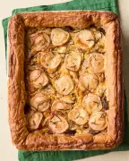 Rukmini Iyer's Mushroom and Artichoke Puff Pastry Quiche Recipe