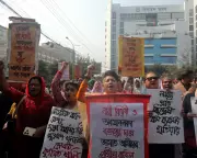 Women's Rights Protests Erupt in Dhaka Amid Islamist Party's Election Surge