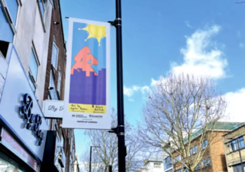 Finsbury Park's Colorful Street Banners Celebrate Community Spirit and Cultural Heritage