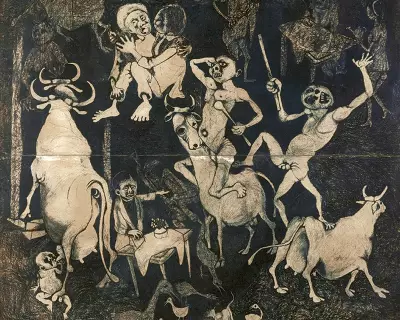 African Guernica Exhibited Alongside Picasso's Masterpiece in Madrid