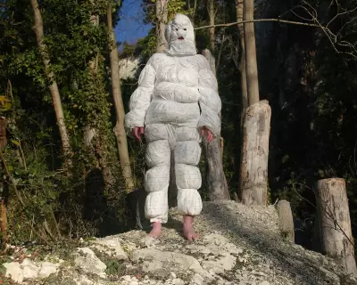 Artist's Nappy Costume Performance Highlights Sewage Pollution Crisis in Thames