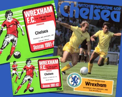 Chelsea and Wrexham's Epic 300-Minute FA Cup Battle in 1982