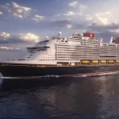 Disney's Largest Cruise Ship Sets Sail with 250-Metre Sea Roller Coaster