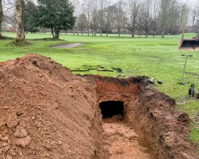 Golf Course Sinkhole Uncovers 12th-Century Wine Cellar Sealed for a Century