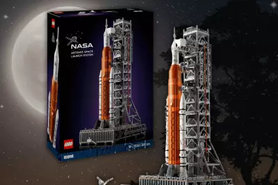 LEGO NASA Artemis Rocket Model Soars as Real Moon Mission Countdown Begins