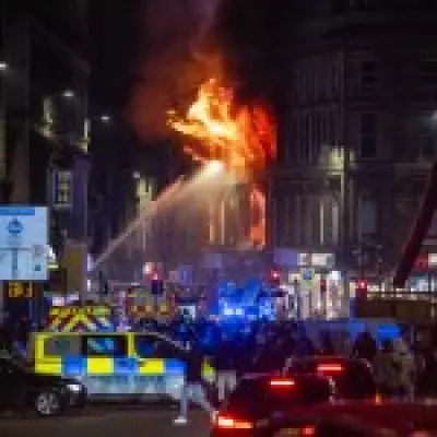 Major Fire Near Glasgow Central Halts Rail Services, Disrupting Travel