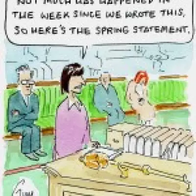 Metro Daily Cartoon by Guy Venables: A Look at the Spring Statement Aftermath