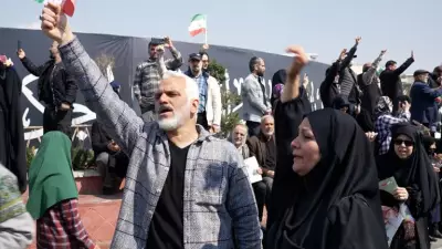 Thousands Mourn at Tehran Funeral for Slain Iranian Security Chief and Navy Crew