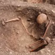 Archaeologists Uncover 13 Upright Skeletons in Ancient French Burial Ground