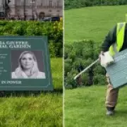 Buckingham Palace Worker Removes Virginia Giuffre Memorial Plaque in Park