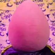 Cadbury Unveils Giant 55kg Mega Mini Egg for Easter at Birmingham's Cadbury World