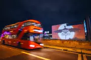 Glowing Dragons Illuminate London Skyline in Mysterious Wingstop Marketing Stunt