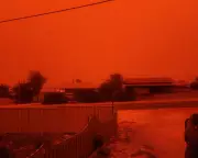 Iron-Rich Dust Storm Paints Western Australia Sky Blood Red Before Cyclone