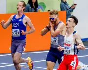 Josh Kerr Wins World Indoor 3,000m Gold with Steph Curry Celebration
