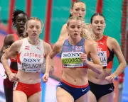 Keely Hodgkinson Overcomes Kit Chaos to Dominate World Indoor 800m Heat