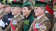 Princess of Wales Celebrates St Patrick's Day with Irish Guards in Aldershot