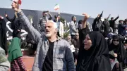 Thousands Mourn at Tehran Funeral for Slain Iranian Security Chief and Navy Crew