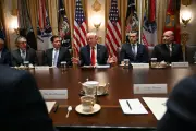 Trump's Cabinet Meeting Erupts in Flattery Over Venezuelan Statue Proposal