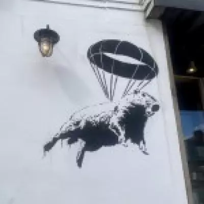 Banksy-Style Capybara Murals Appear Near Zoo Where Escaped Rodent Roams