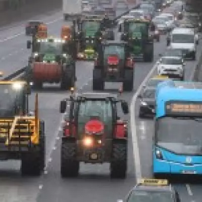 Belfast Airport Gridlocked as Farmers' Fuel Protest Halts Traffic