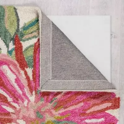 Dunelm's 'Posie' Wool Rug Delights Shoppers with 50% Discount and Vibrant Floral Design