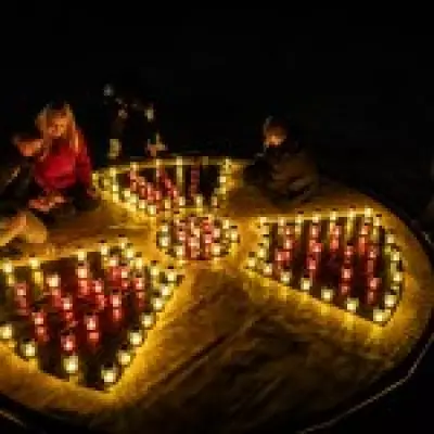 Hazmat Suits and Candles: Chernobyl 40th Anniversary Vigil in Ukraine