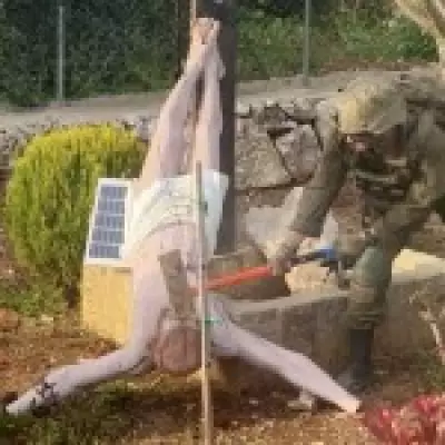 Israeli Soldier's Sledgehammer Attack on Jesus Statue Sparks Global Outrage