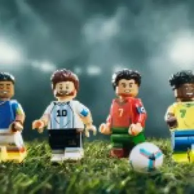 Lego Unveils Exclusive Minifigure Displays for Football Legends Ronaldo, Messi, and More