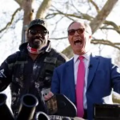 Nigel Farage Rides Tank Through London, Declares City 'Broken and Lawless'