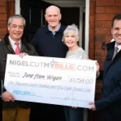 Police Review Complaint Over Nigel Farage's Reform UK Energy Bill Prize Draw