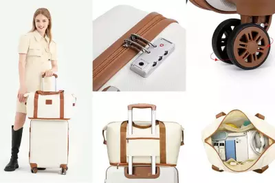 Three-Piece Luggage Set on Sale for Under £45 Looks Premium